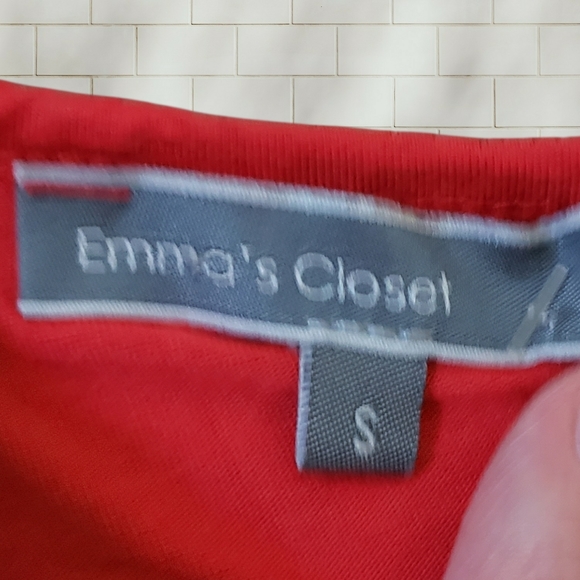 Emma's Closet red Modal basic racerback tank size small - Picture 5 of 8